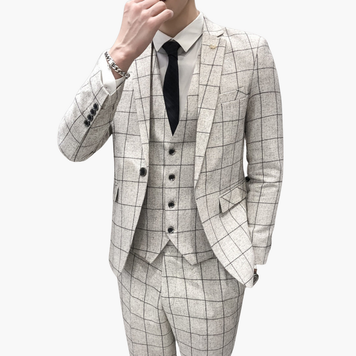 Men’s 3-Piece Suit for Weddings & Events - Tailored Fit & Stylish