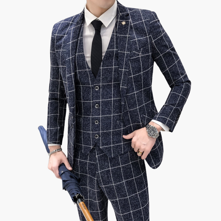 Men’s 3-Piece Suit for Weddings & Events - Tailored Fit & Stylish