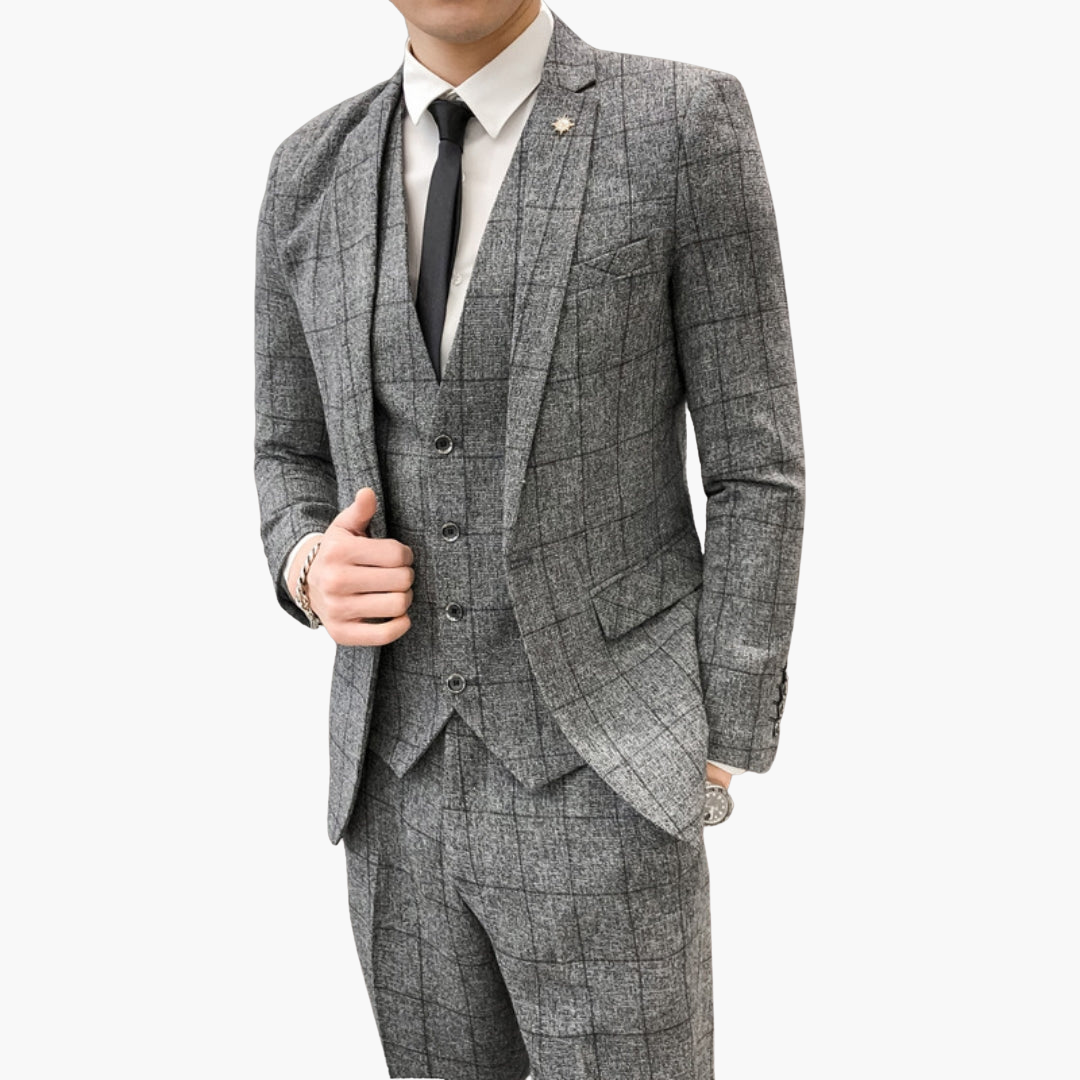 Men’s 3-Piece Suit for Weddings & Events - Tailored Fit & Stylish