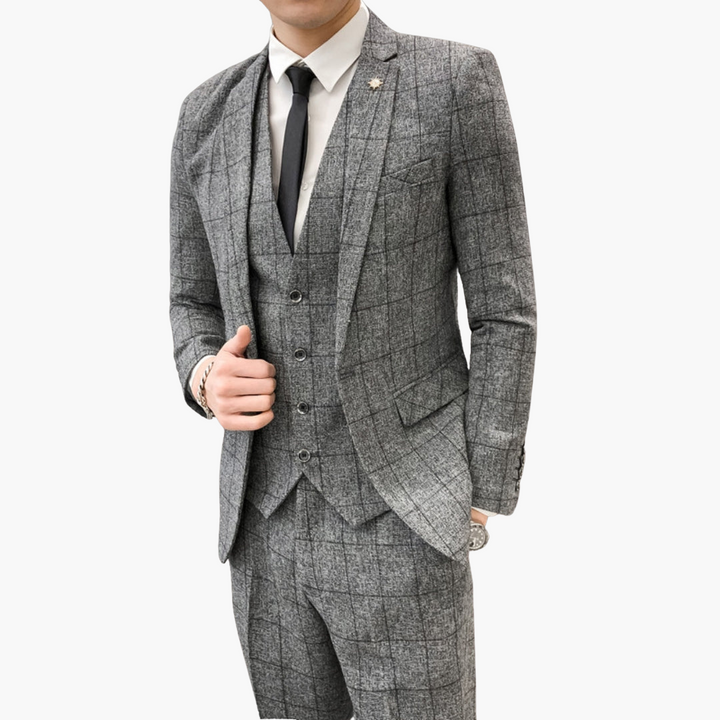 Men’s 3-Piece Suit for Weddings & Events - Tailored Fit & Stylish